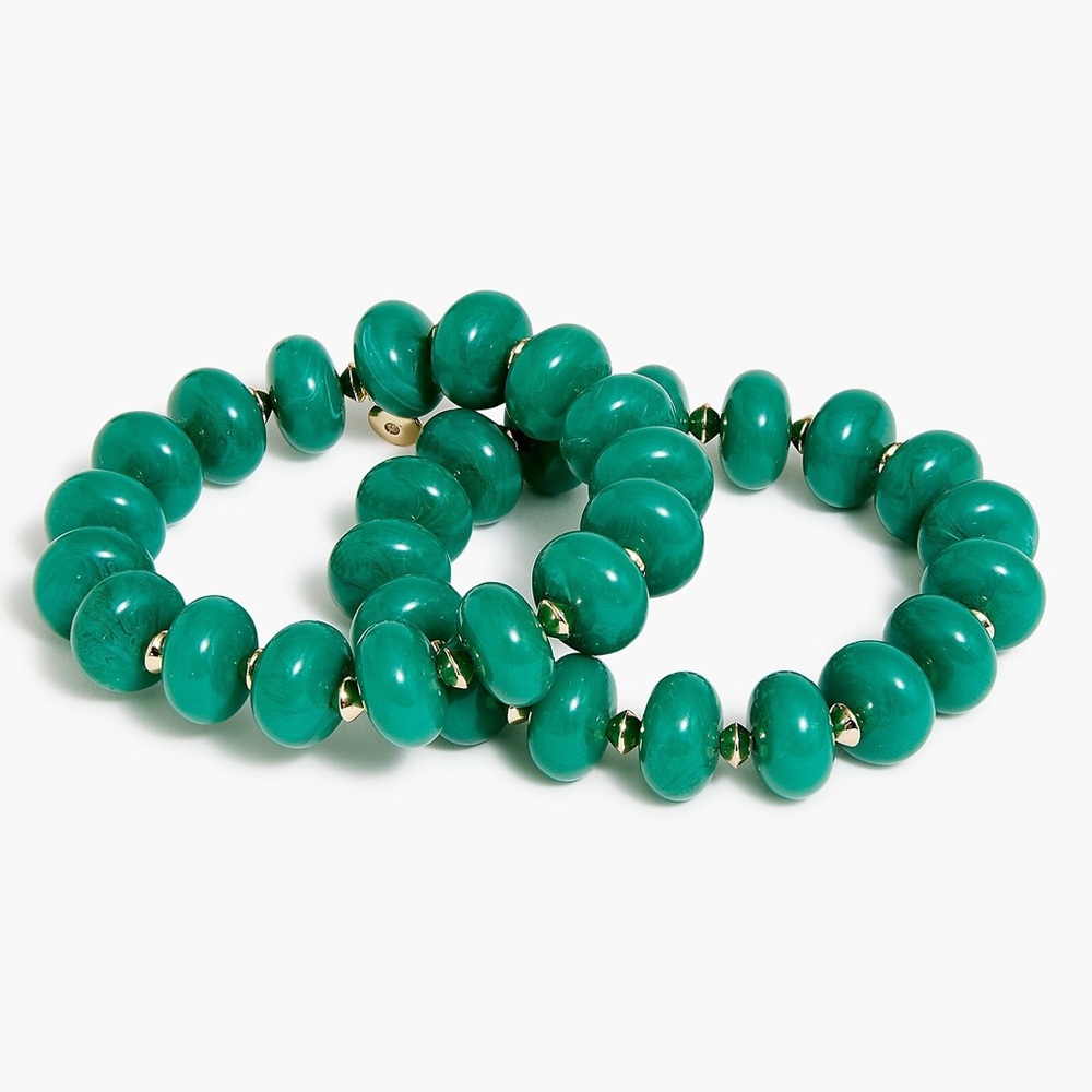 J.Crew Turquoise Beaded Bracelet Set 2